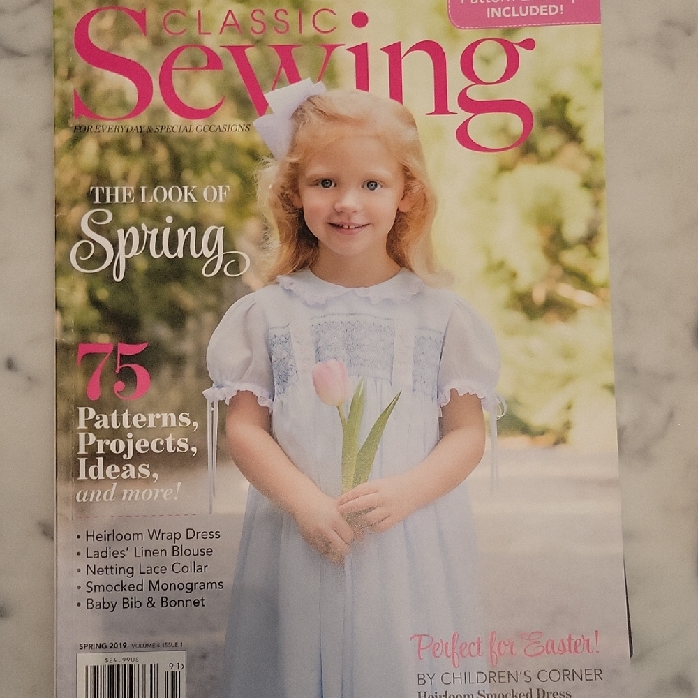 Classic Sewing Magazine - Spring Edition 2019 Uncut Pattern
